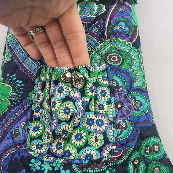 Vera Bradley quilted blue rhapsody stocking - Picture 2 of 6